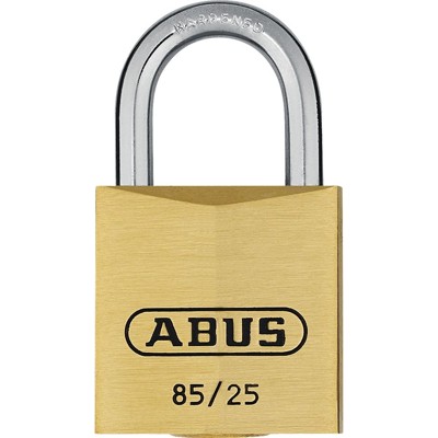 ABUS - AV-Vorhangschloss 85/25, Messing massiv
