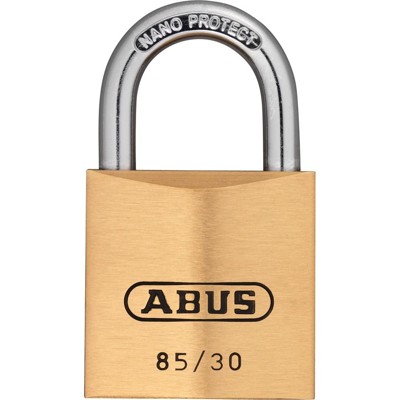 ABUS - AV-Vorhangschloss 85/30 HS, Messing massiv