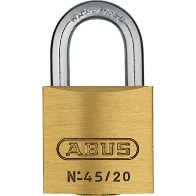 ABUS - AV-Vorhangschloss-Set 45/20 Triples B/SB, Messing massiv