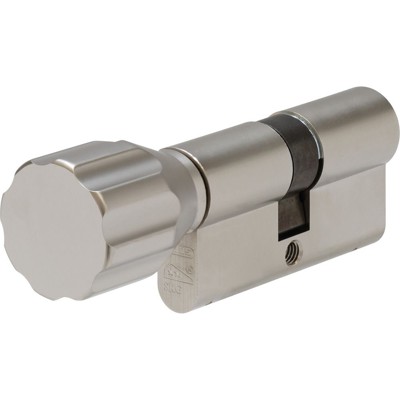 ABUS - Profil-Knaufzylinder,ECK550,BLZ45/K45,8-stift., gleichschl.,MS matt Nickel Pearl
