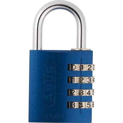 ABUS - AV-Zahlen-Vorhangschloss 145/40 B/DFNLI, Aluminium massiv, blau, lila