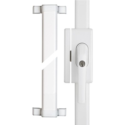 ABUS - FT-Stangenschloss, abschließbar, FOS650, AL0125, Stahl weiß