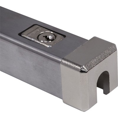 ABUS - FT-Panzerriegel, FPR217 100, mit Zylinder, AAL0054, edelstahloptik