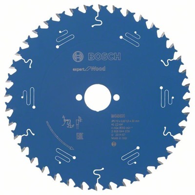 Bosch - Kreissägeblatt Expert for Wood ø210 x 30 x 2,8mm, 40 Zähne (2608644059)