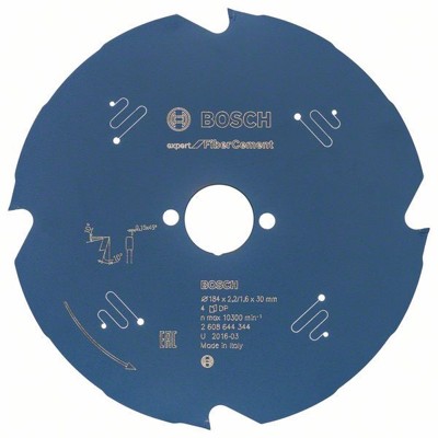 Bosch - Kreissägeblatt Expert for Fibre Cement, 184 x 30 x 2,2mm, 4 (2608644344)