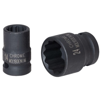 KSTOOLS® - 1/2" 12-kant-Kraft-Stecknuss, kurz, 7/16"