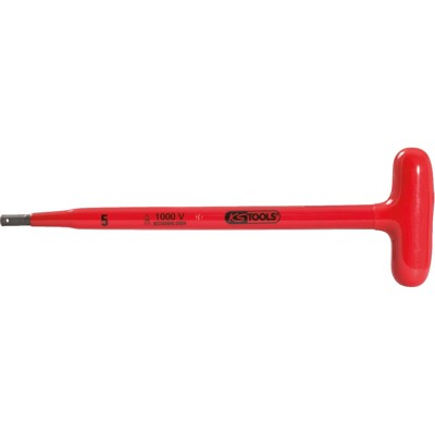 KSTOOLS® - T-Griff-Innensechskant-Stiftschlüssel mit Schutzisolierung, 10x300mm
