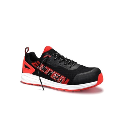 ELTEN - Sicherheitshalbschuh BATIS black-red Low ESD S1P, Größe 41