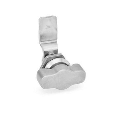 Ganter Norm® - 115-KGN-40-NI Edelstahl-Verriegelungen, Betätigung mit Bedienelementen, nicht abschließbar