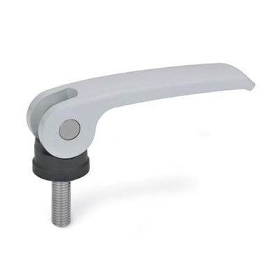Ganter Norm® - 927-44-M5-25-B-S Exzenterspanner mit Schraube, Hebel Zink-Druckguss