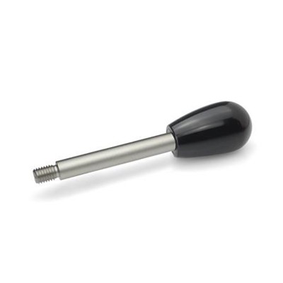 Ganter Norm® - 310-10-80-D-NI Griffstangen Kunststoff / Edelstahl