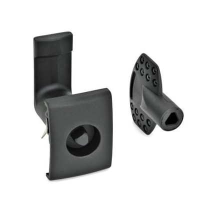 Ganter Norm® - 115.5-DK-25-SW-2 Verriegelungen für Snap-in-Montage