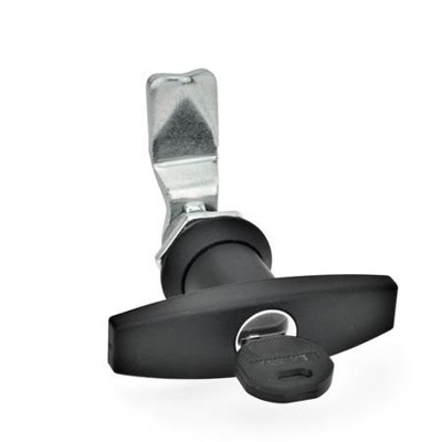 Ganter Norm® - 115-SUT-26-SW Verriegelungen, abschließbar, schwarz kunststoffbeschichtet