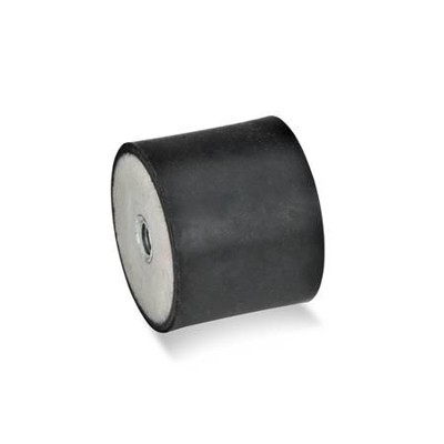 Ganter Norm® - 351-10-10-M4-EE-55 Gummipuffer, Stahl