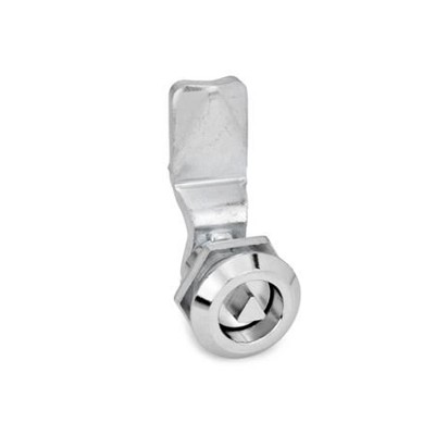 Ganter Norm® - 115-DK-13 Verriegelungen, mit Steckschlüssel, Anschlagring verchromt