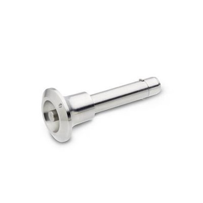Ganter Norm® - 114.6-20-70 Steckbolzen mit Axialsicherung, Edelstahl 1.4305