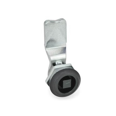 Ganter Norm® - 115-VK8-30-SW Verriegelungen, mit Steckschlüssel, Anschlagring schwarz