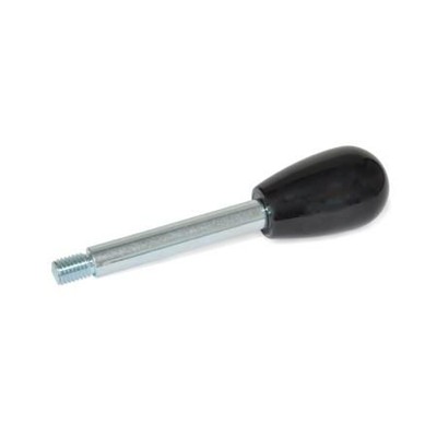 Ganter Norm® - 310-14-125-D-ZB Griffstangen Kunststoff / Stahl, verzinkt