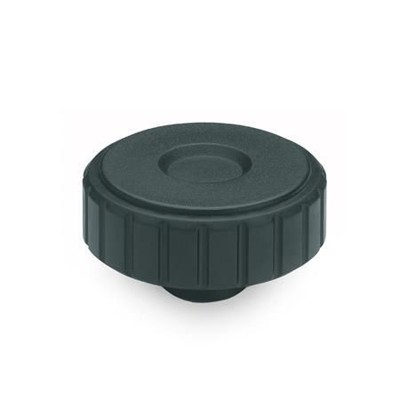 Ganter Norm® - 4534-54-B8 Softline-Rändelgriffe, Kunststoff