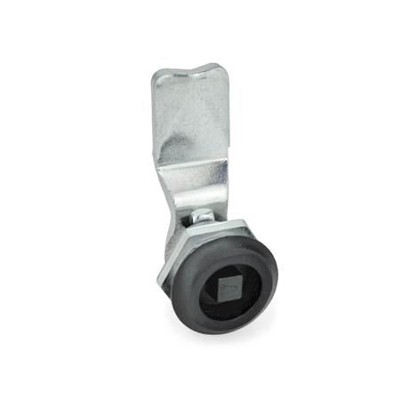 Ganter Norm® - 115-VK7-28-SW Verriegelungen, mit Steckschlüssel, Anschlagring schwarz