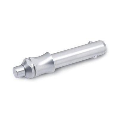 Ganter Norm® - 113.3-10-100 Edelstahl-Kugelsperrbolzen mit Griffmulde, Werkstoff 1.4305