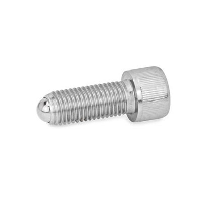 Ganter Norm® - 606-M16-80-AN Kugelspannschrauben, Edelstahl