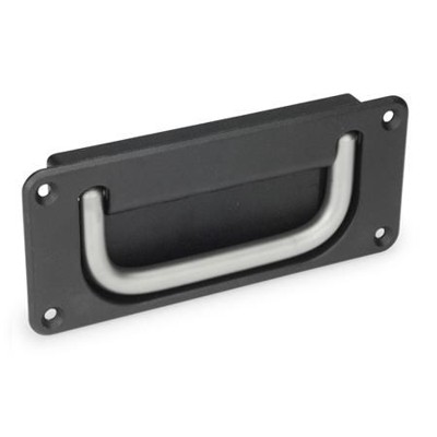 Ganter Norm® - 425.8-120-NI-SW-B Schalen-Klappgriffe