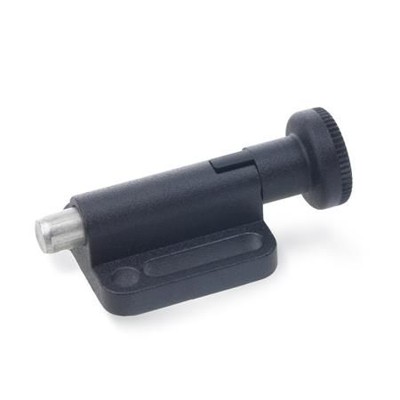 Ganter Norm® - 417-4-C Rastbolzen mit Knopf, mit und ohne Rastsperre