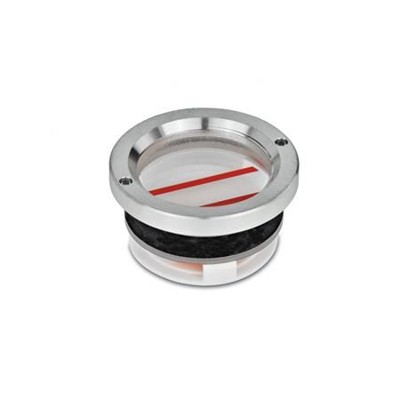 Ganter Norm® - 537-50-58-B Ölschaugläser, Aluminium / Plexiglas