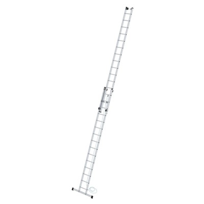 MUNK Günzburger Steigtechnik - Seilzugleiter Aluminium, 2x15 Sprossen, Länge 4400 - 7700mm