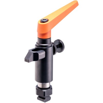 HALDER - Aufsitzspanner, schiebbar, Größe 40/mit verstellbarem Klemmhebel mit Axiallager