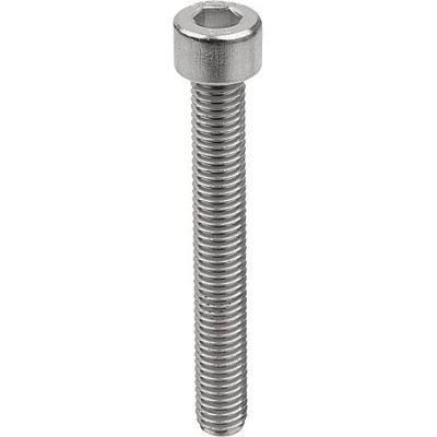 KIPP - ZYLINDERSCHRAUBE MIT INNENSECHSKANT, GEWINDE DURCHGÄNGIG DIN912 M06X50, EDELSTAHL A4 70 BLANK