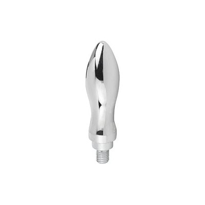 KIPP - BALLENGRIFF DREHBAR, FORM:E ALUMINIUM, KOMP:STAHL, L1=105,5