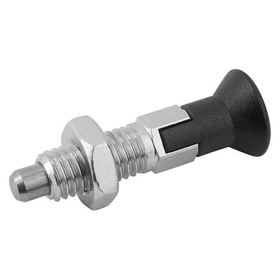 KIPP - ARRETIERBOLZEN GR.0, FORM:D SA:FEINGEWINDE