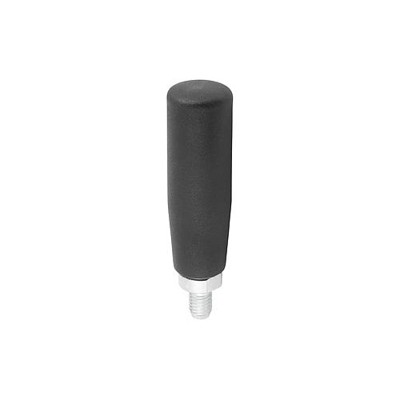 KIPP - ZYLINDERGRIFF DREHBAR D=M10 THERMOPLAST, KOMP:STAHL