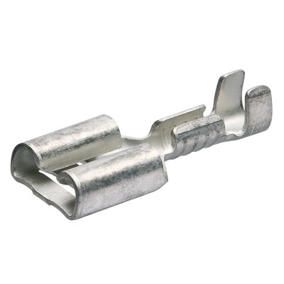 KNIPEX® - Flachsteckverbinder 97 99 070 blank DIN 46247 blank 6,3mm 0,5-1mm²