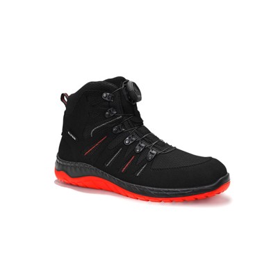 ELTEN - Sicherheitsschnürstiefel MADDOX BOA black-red Mid ESD S3 769151 Größe 47