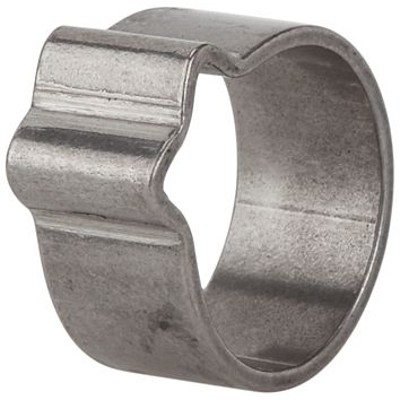 RIEGLER® - 1-Ohr-Schlauchklemme, Edelstahl (W4), Spannbereich 16 - 18mm, 7mm