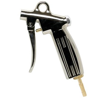 RIEGLER® - Blaspistole ohne Düse, Alu-Druckguss vernickelt, Tülle LW 13