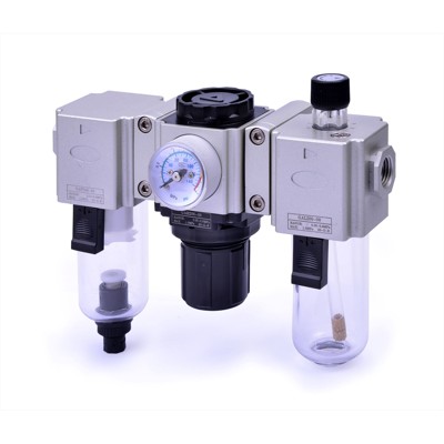 RIEGLER® - Wartungseinheit 3-teilig »GA-mini«, PC, BG 200, G 1/8", 1,5-9 bar, HA