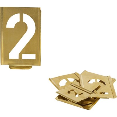 KUKKO® - Signierschablonensatz 327 Zahlen 0-9 Schrifthöhe 100mm