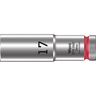 Wera® - 8790 HMC Deep Steckschlüsseleinsatz mit 1/2"-Antrieb, 17 x 83mm
