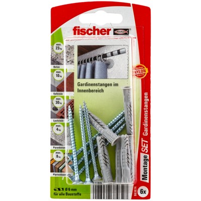fischer - M-Set Gardinenstangen K