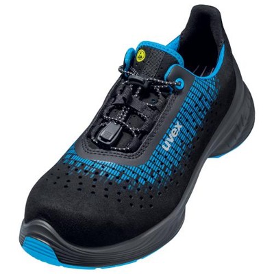 uvex - 1 G2 Halbschuhe S1 68299 schwarz/blau, Weite 12, Größe 43