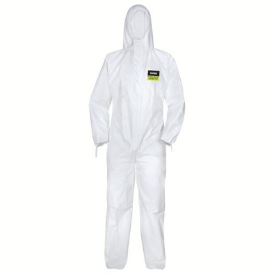 uvex - 5/6 comfort light Einwegschutz-Overall weiß, Größe L