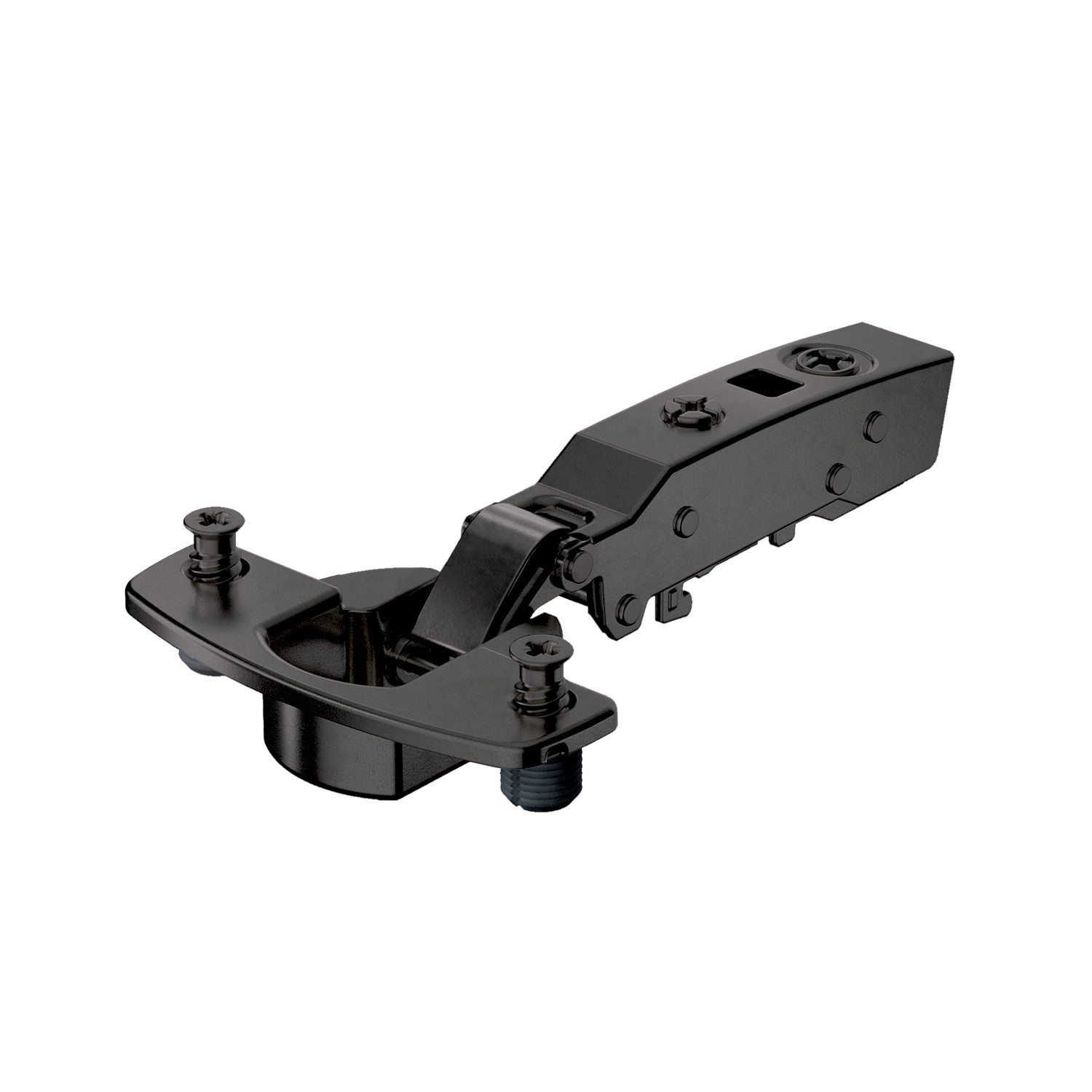 HETTICH Sensys Dicktürscharnier, Türdicke bis 32 mm, mit integrierter Dämpfung (Sensys 8631i), obsidianschwarz, 9091754