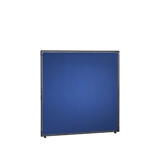 Trennwand, Filz, Rahmen schiefergrau, blau, HxB 1300 x 1300 mm.