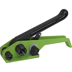 Spanngerät für PET-Kraftband, manuell, Einhebelmechanik, für Bandbreite 13 - 19 mm.