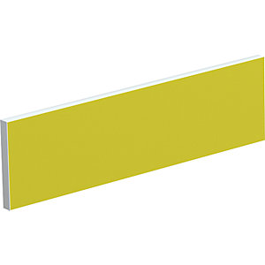 Tischtrennwand für Teamschreibtische, Breite 1200 mm, Bezug grün.