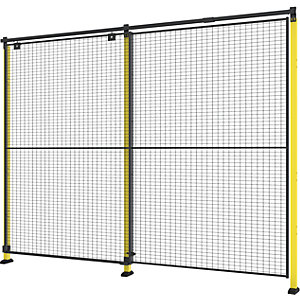 Türanbaupaket X-GUARD, einfache Schiebetür, Breite max. 1400 mm.